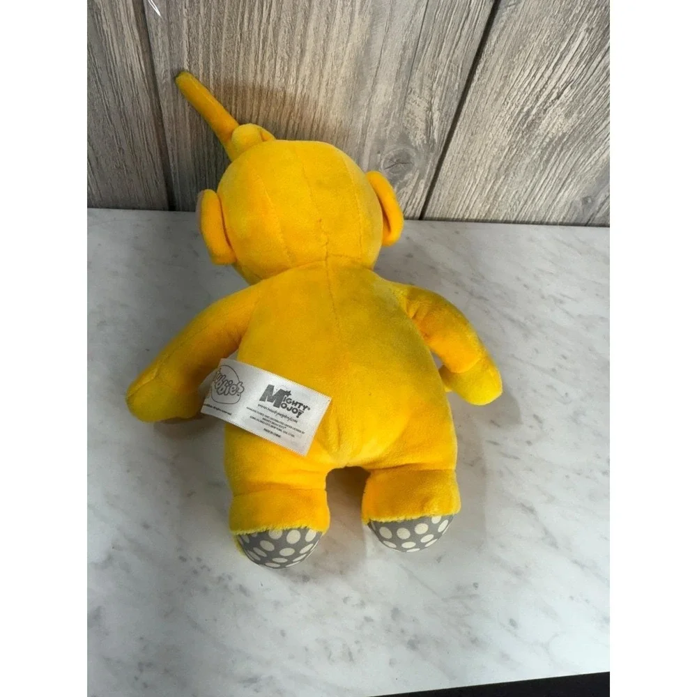 Teletubbies Laa-Laa Yellow Plush Stuffed Toy Mighty Mojo 11 inch Collectible